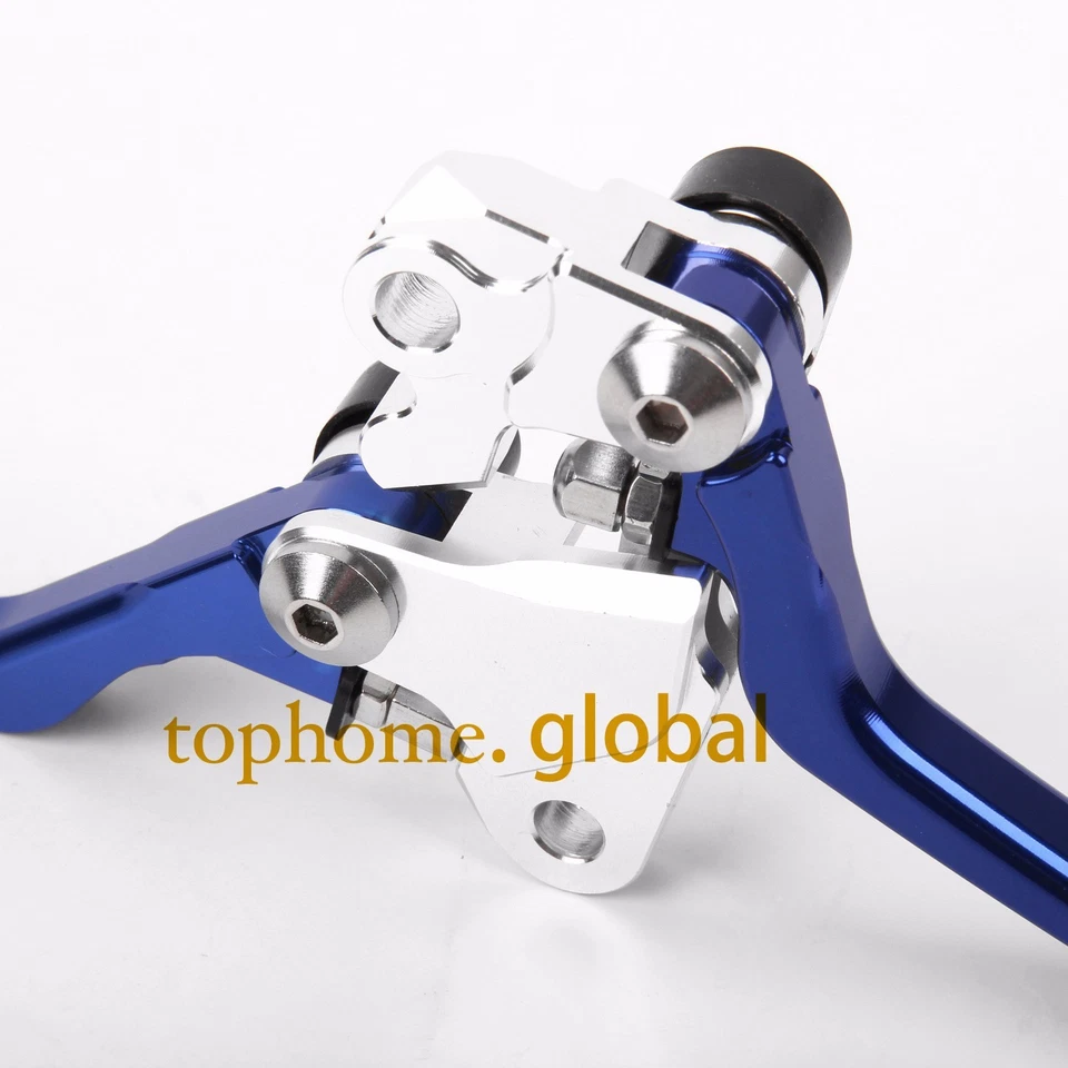 Palancas de embrague de freno pivote azul 06 para Yamaha YZ125 YZ250 YZ426F YZ450F 2001-2007 Foto 3 de 4