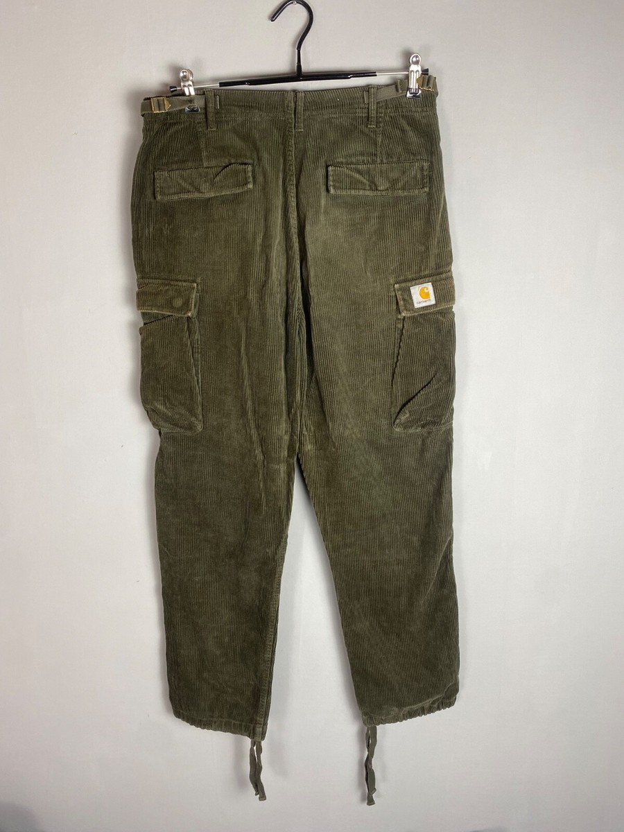 vintage mens Carhartt corduroy cargo pants rare size 30