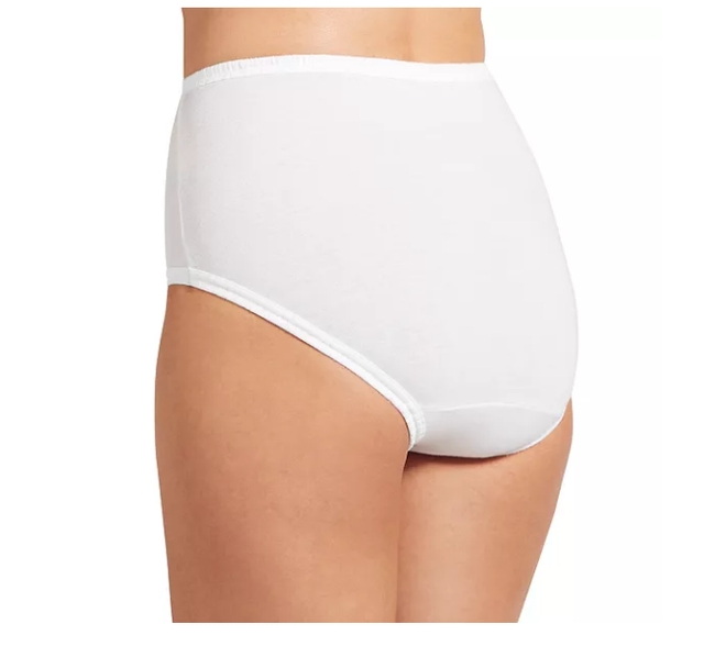Jockey Elance 100 Combed Cotton Classic Fit Briefs Women's Size 7
