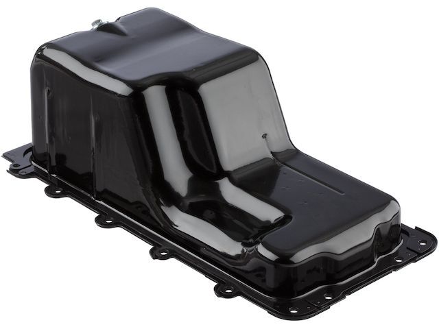 Engine Oil Pan For Ford F-150, Expedition & Navigator 4.6L 5.4L V8 - Black Steel Replacement