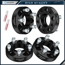 4 Pcs 1.25" 5x4.5 Hub Centric Wheel Spacers For Jeep Wrangler TJ YJ 1987-2006
