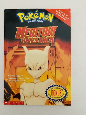 Pokémon The First Movie Mewtwo Strikes Back Paperback Vintage 1998