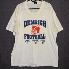 Screen Stars Best Tshirt Men's XL White Vintage Single Stitch Talk It Walk It 