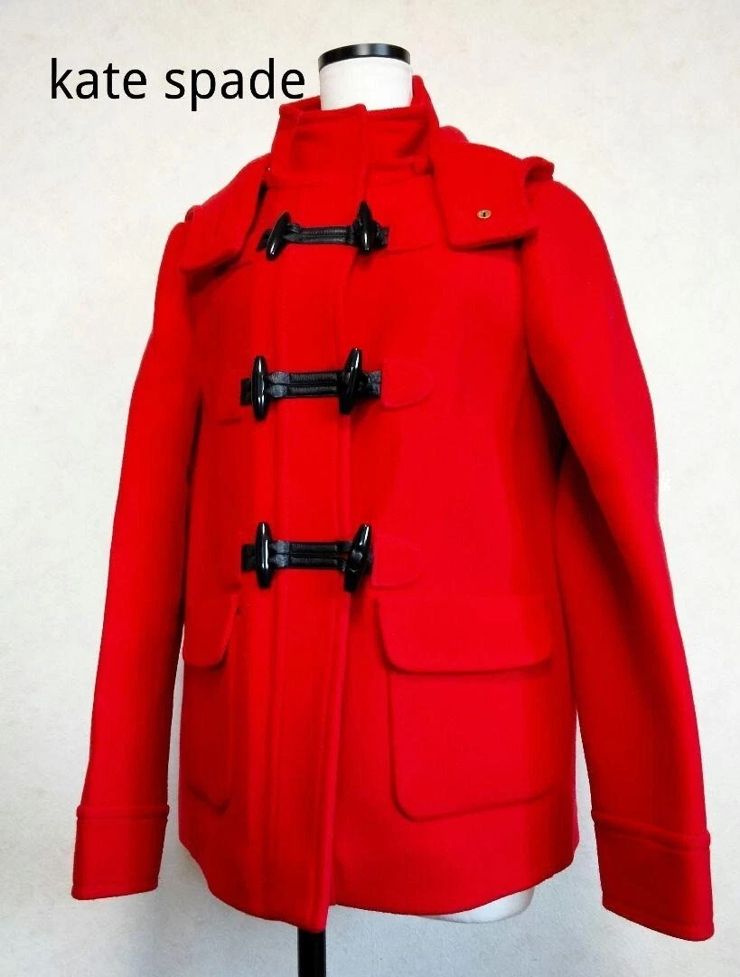 cappotto borsone kate spade new york taglia 4 con cappuccio (rimovibile) dal Giappone