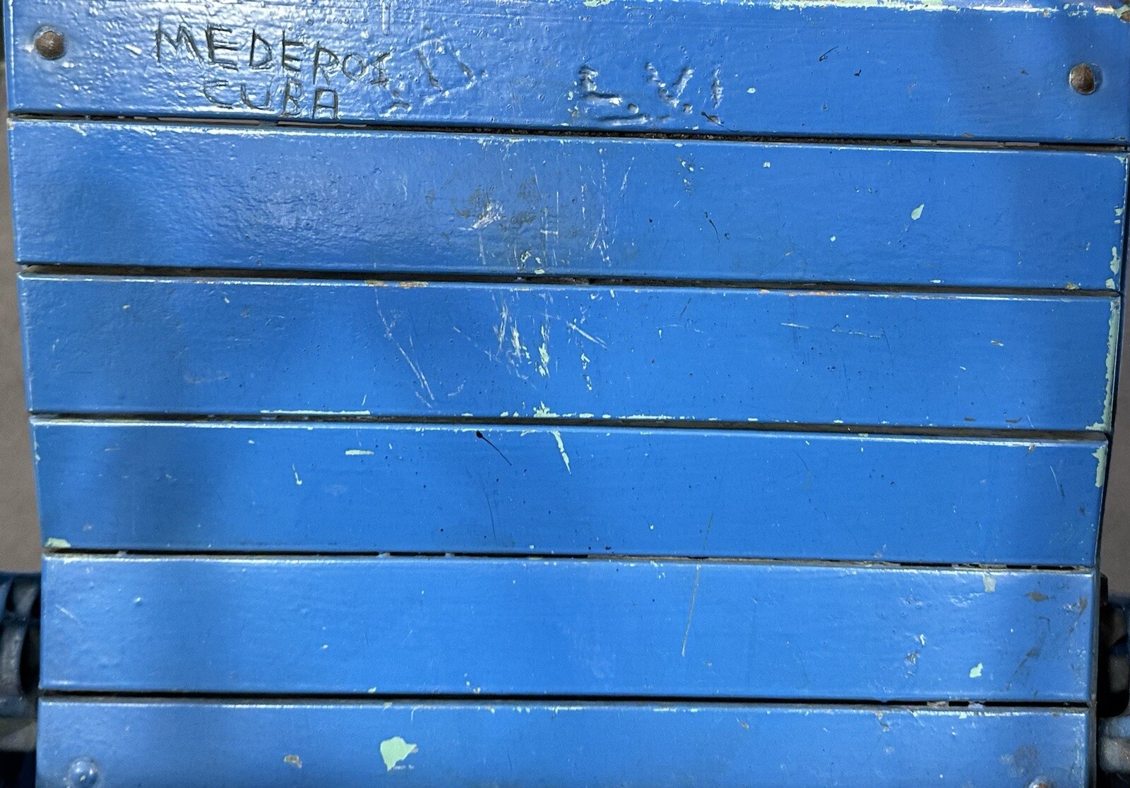 1923 Yankee Stadium Chair Seat 13 Straight Slat Back Original Yankees