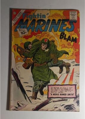 FIGHTIN MARINES #44  NOV 1961 CHARLTON COMICS ALIEN ROBOT STORY VG 4.0