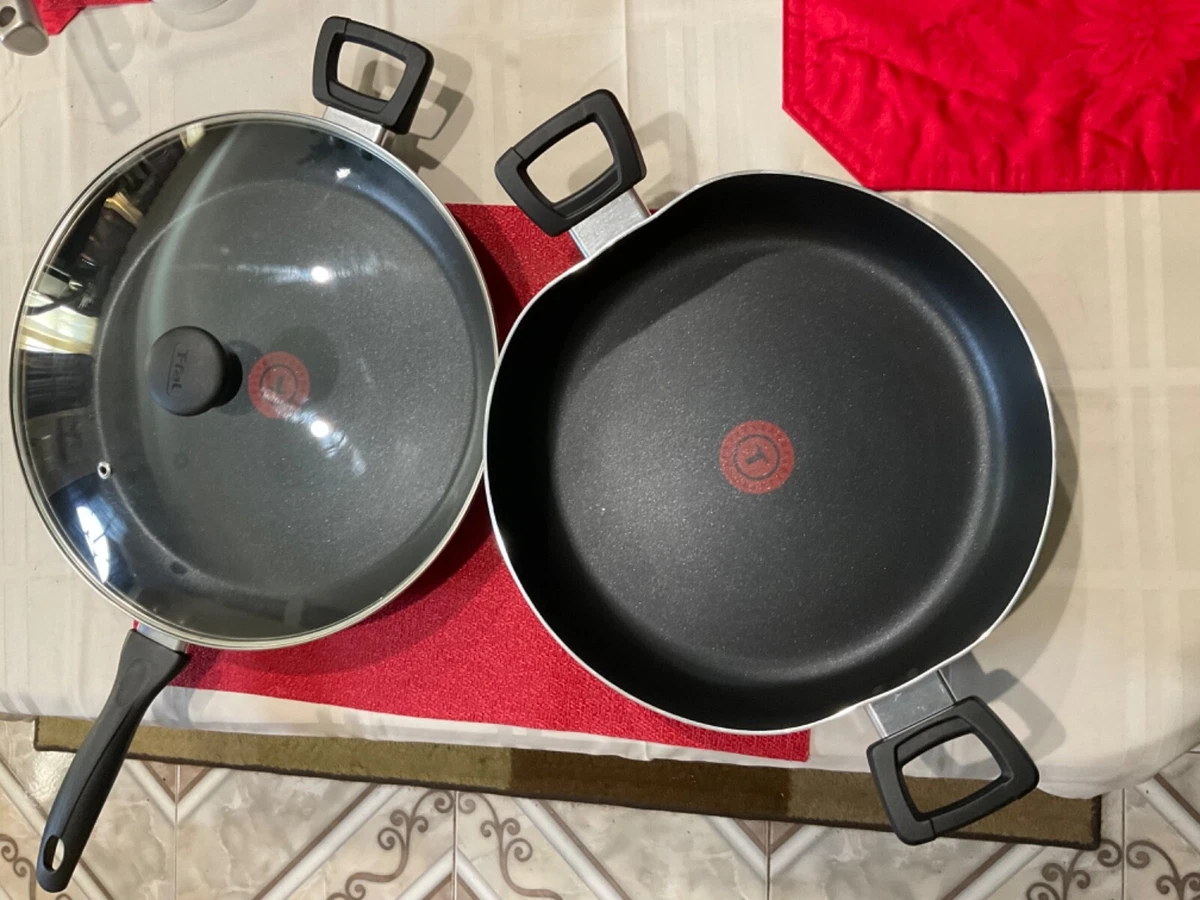 T-fal Pure Cook Non stick Aluminum 13 inch fry pan and 5 qt. Sauté pan set