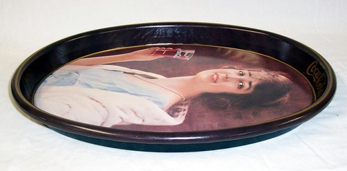 1973 LARGE COCA COLA OVAL TRAY NEW OLD STOCK - Picture 4 of 12