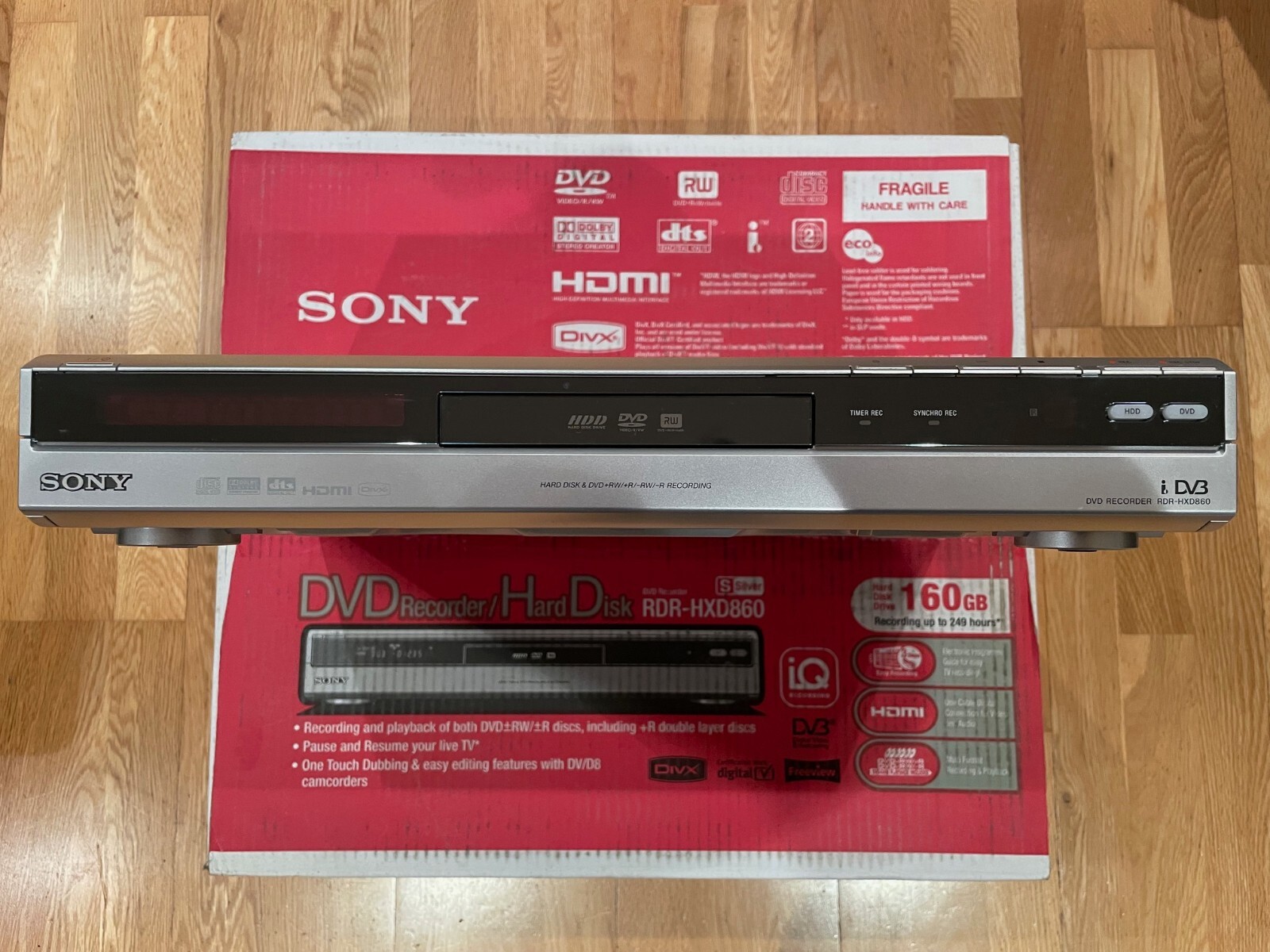 Sony RDRHXD870 160gb HDD Freeview HDMI DVD Recorder / Multiregion