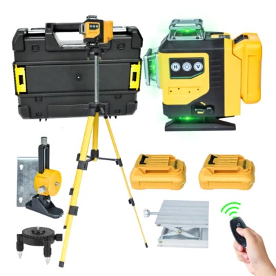 AYOVOCH 2025 4D 16 Lines Laser Level 360° Green Auto Self Leveling Rotary Cross Measure