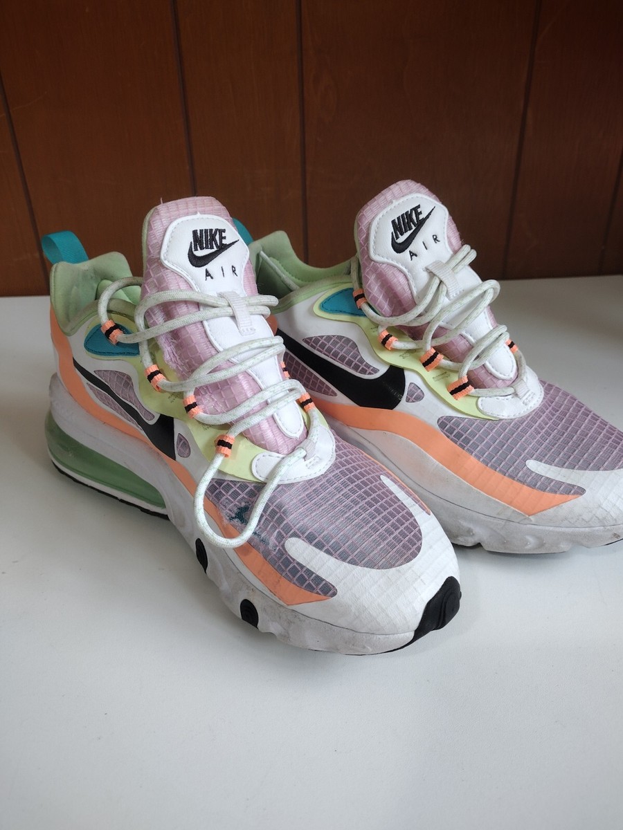 Nike Air Max 270 React Arctic Pink Black Women Shoes CJ0620-600