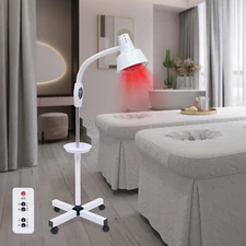 275W IR Infrared Red Heat Therapy Light Therapeutic Lamp Floor Stand Pain Relief