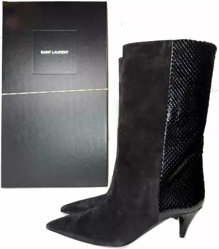 Saint laurent 2025 charlotte boots