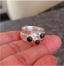 Black Onyx Ring, 925 Sterling Silver Ring, Handmade Ring, Women Ring, All Size