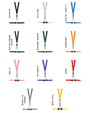 ID Lanyard Neck Holder Strap String Cord Safety Breakaway Pass with Metal Clip