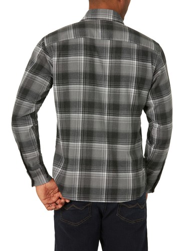 Wrangler Men's Premium Slim Fit Button-up Long Sleeve Plaid Shirts: S-3XL - Picture 11 of 17