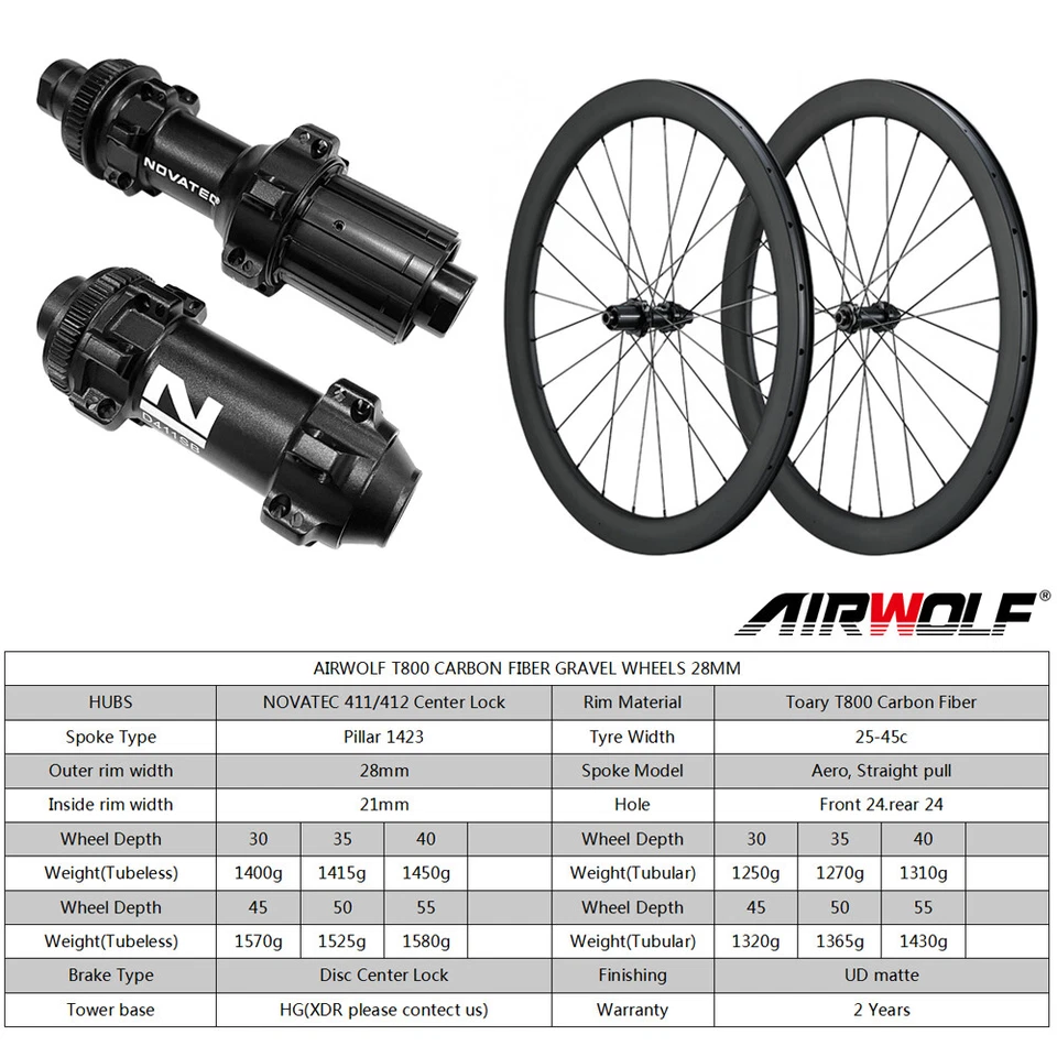 AIRWOLF T1100 Carbon Gravel Fahrrad Rahemen Laufradsatz Rennrad Reiserad Fahrräd - Bild 3 von 4