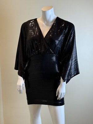 black kimono sleeve mini dress Luli Collared Kimono Sleeve Wrap Mini Dress Rusted / Small main image 0