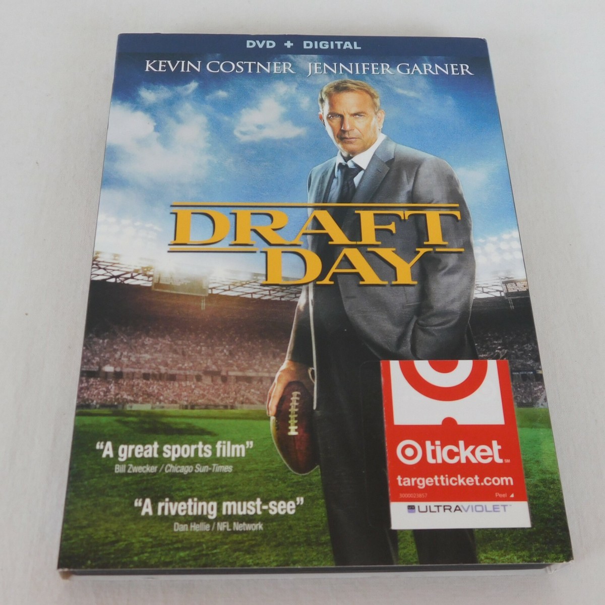 Draft Day DVD 2014 Kevin Costner Jennifer Garner Cleveland Browns