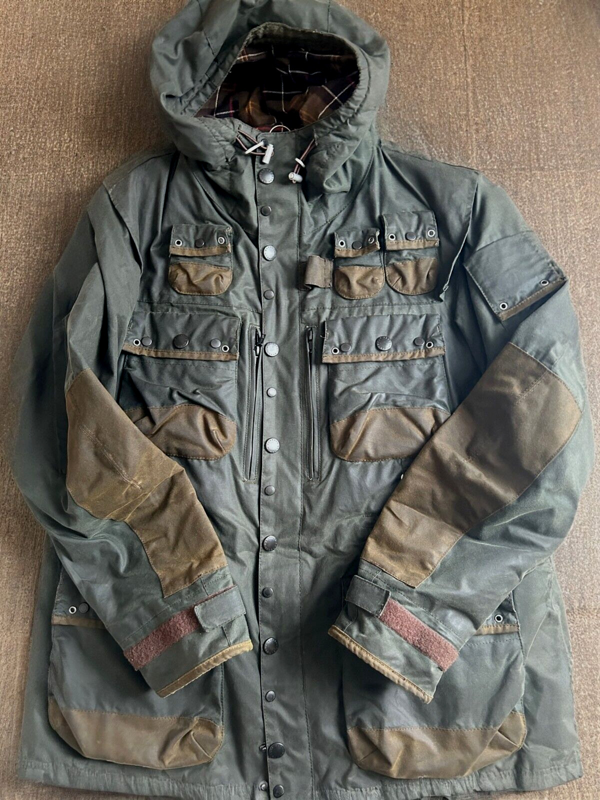 Barbour Tokito Men's Tokihito Yoshida Military Wax Jacket Beacon S Dark Khaki