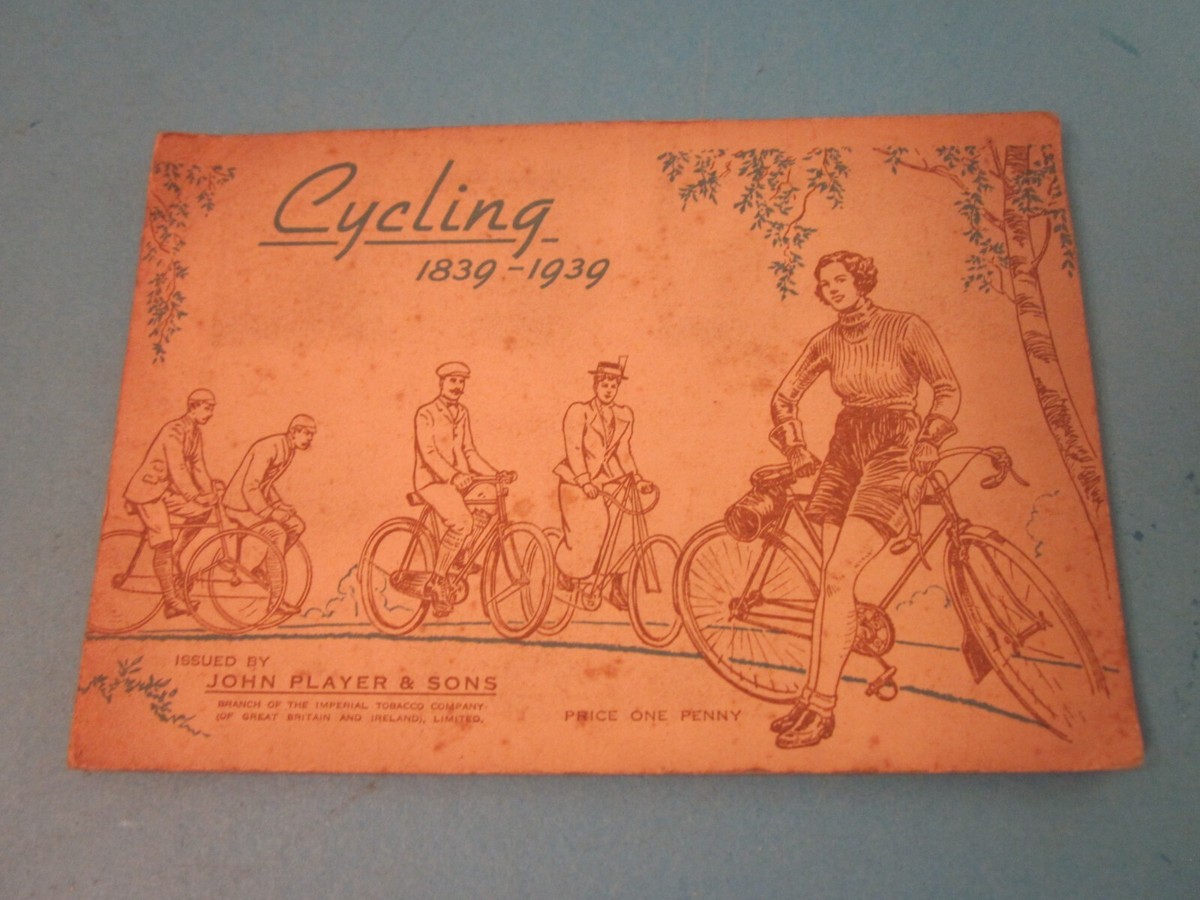 John Player & Sons 1839-1939 Cycling Card Set - Bicycling History  Collections - Open Archives at UMass Boston