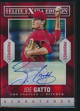 2014 Elite Extra Edition Prospect Autograph Auto Joe Gatto 321/599