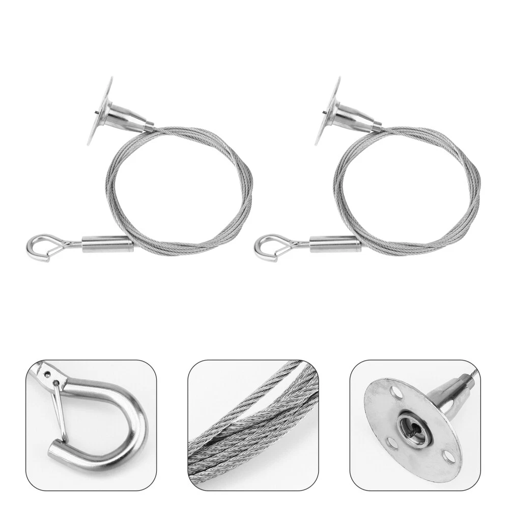 2 Pcs Sling Mirror Hanging Wire LED Panel Hanging Wire Heavy eBay