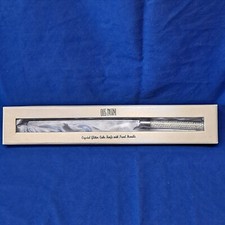 OLEG CASSINI Crystal Glitter CAKE KNIFE Pearl Handle Cutter Server in Box