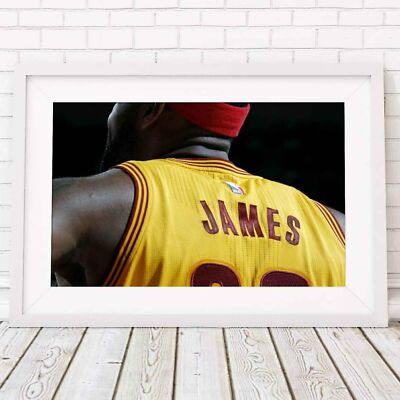 501591 LEBRON JAMES - NBA Basketball   * 24x18 WALL PRINT POSTER