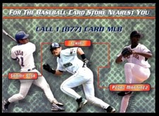 2002 MLB PROMO CARD MARTINEZ DEREK JETER ICHIRO