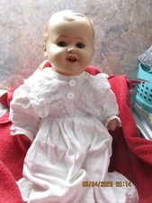 Alte Puppe Thüringen FS wohl Franz Schmidt Stoffkörper Wohl Massekopf 45cm