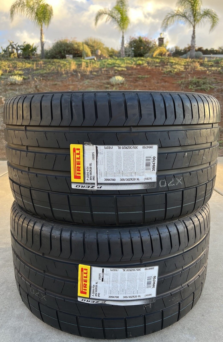 TWO BRAND NEW 305/30ZR20 (103Y) Pirelli P Zero PZ4 Sport Tires