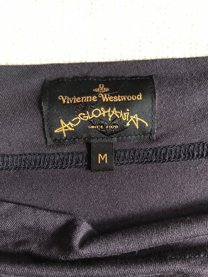 Vestido midi VIVIENNE WESTWOOD Anglomania azul elástico manga 3/4 talla M dinero antiguo Foto 3 de 4