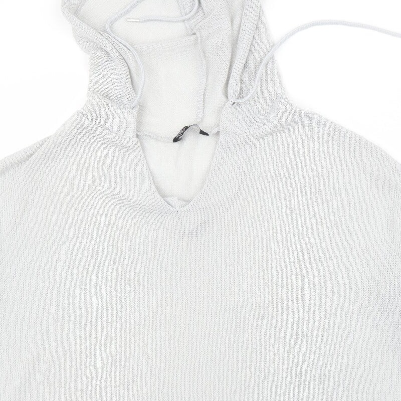 Select Womens Grey 100% Polyester Pullover Hoodie… - image 7