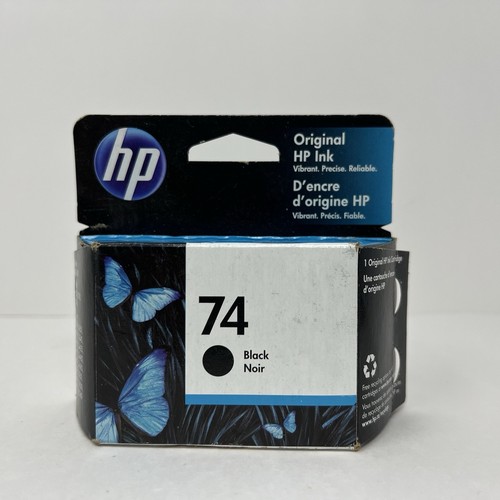 Original HP 74 Black Ink Cartridge Genuine Sealed Printer Ink