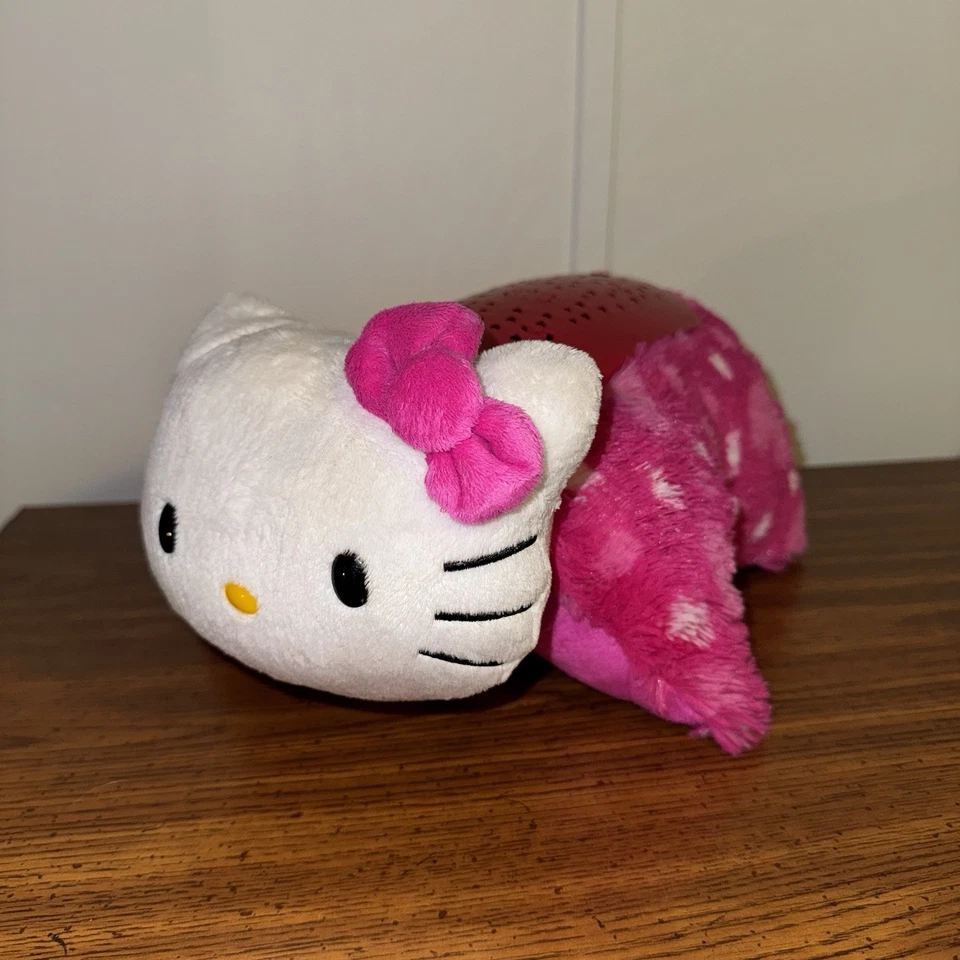Hello Kitty Dream Lites 12” Pillow Pets 2013 Illuminated Color Changing WORKS - Image 2 of 4