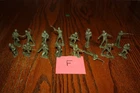 Marx Army Battleground 16-Piece Lot of Vintage American Soldiers Tank F - MPC