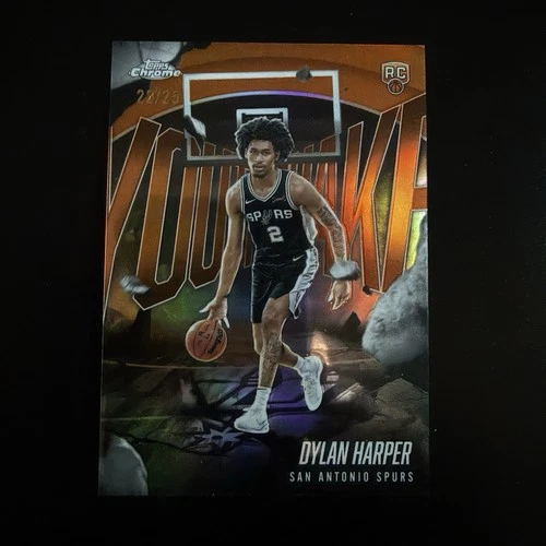 2025 Topps Chrome Dylan Harper Refractors (RAW)