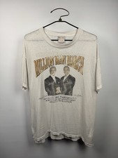 Vintage 1995 Million Man March Farrakhan Shirt Rare Pledge Back Hit XL 25x29