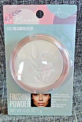 Le Mercerie Finishing Pressed Powder HD Camera Ready Translucent NIP NEW