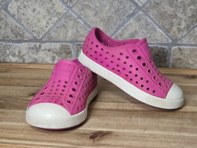 Native Jefferson Pink Unisex Slip On Sneakers Shoes Outdoor C6 Water 6