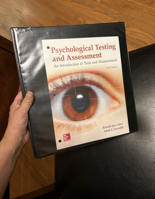 Psychological Testing and Assessment Ninth Edition Loose-Leaf by Cohen & Swerdl 