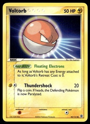 Pokemon TCG FireRed & LeafGreen #85/112 Voltorb NM