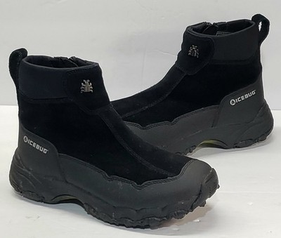 Icebug Women's Metro-L BUGrip Black Winter Ice Boot w Carbide Studs Size 7 