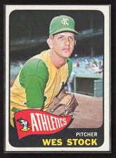 1965 Topps #117 Wes Stock - EX+ Set Break!
