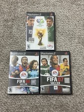 FIFA 07, 08 World Cup 2006 (Playstation 2, PS2) Lot of 3 Games *Tested*