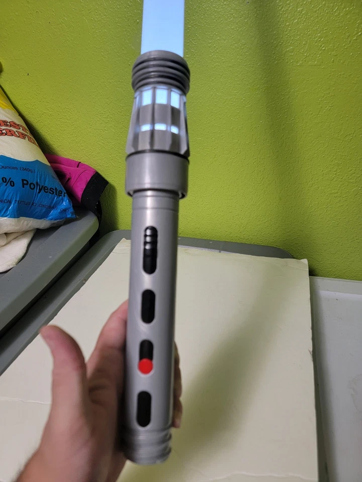 Star Wars Build Your Own White Electronic Sounds Ahsoka Works Lightsaber  - Image 3 of 4