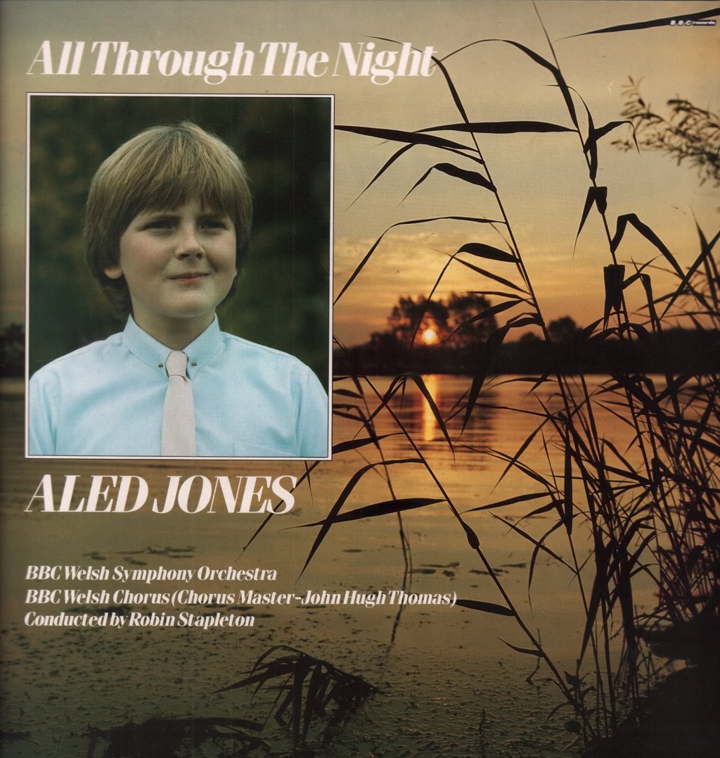 REH569 Aled Jones All Through the Night LP vinyl UK Bbc 1985 REH569
