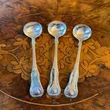 Antique William Marshall 1864 Small Spoons Set Of Three