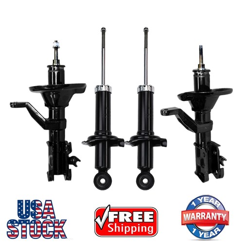 For 02 03 04 05 06 Honda CR-V FWD 4WD AWD Front Rear Suspension Struts Assy Set